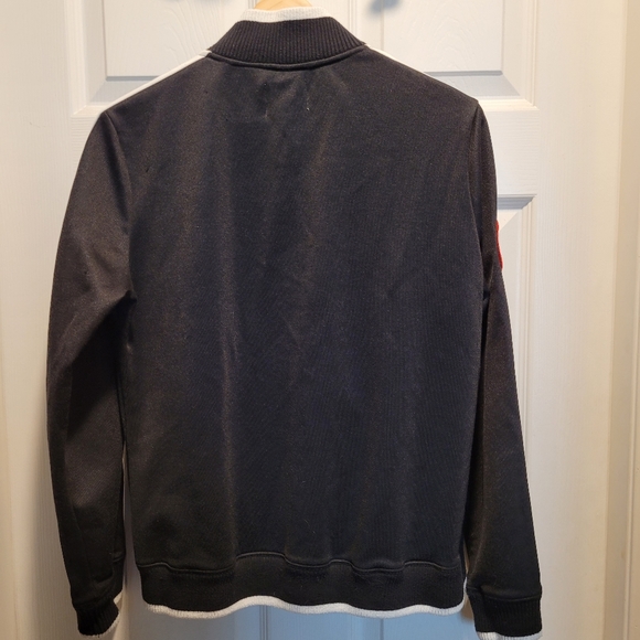 Hudson's Bay Company Team Canada black Olympic zip up sweater. Size Large. - Picture 2 of 8